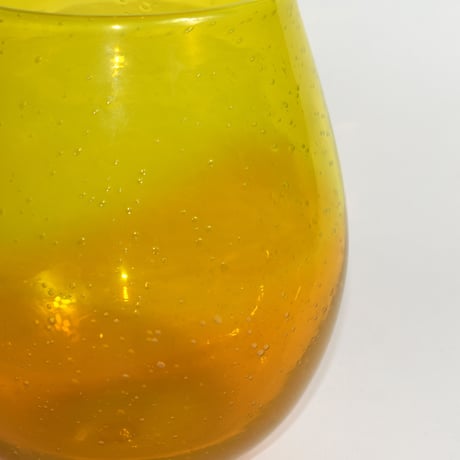 USED GLASS GRADATION FLOWER VASE