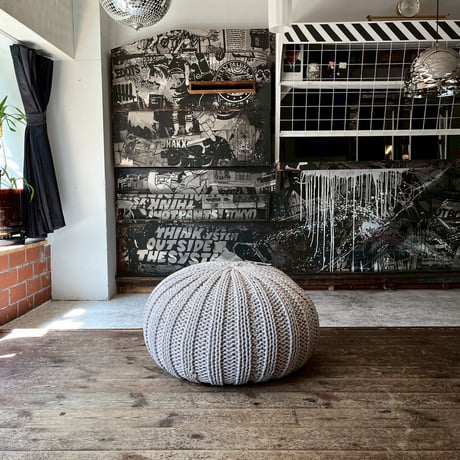 USED COTTON ROUND CUSHION