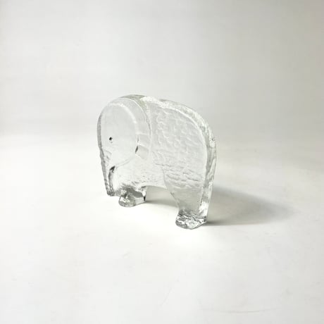 USED ELEPHANT MOTIF GLASS BOOK STAND