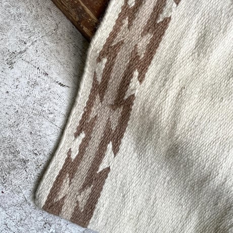 USED "MAYATEX" HANDWOVEN IN INDIA WOOL POLYESTER RUG