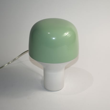 USED "TEO" GLASS & IRON TABLE LAMP