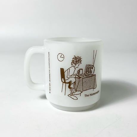 VINTAGE 70'S "THE HOMEMAKER BY JEANNETTE CORPORATION" MUG