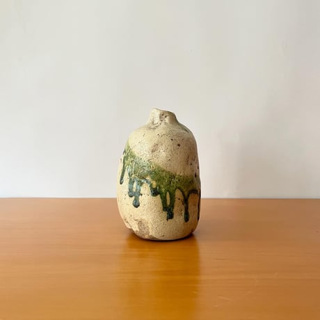 JAPAN USED CERAMIC HANDMADE FLOWER VASE