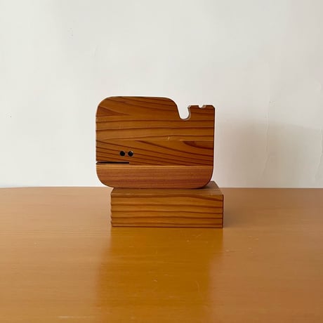 USED "KICORI" WOODEN CARD HOLDER