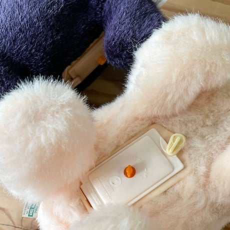USED 80'S PLUSH ELECTRONIC WALKING TOY
