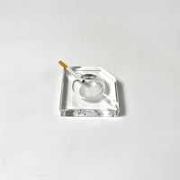 USED GLASS ASHTRAY