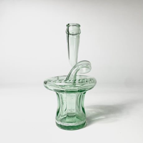 USED "COCA-COLA" ART BOTTLE FLOWER VASE