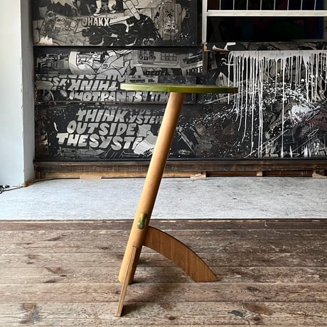 USED WOODEN SIDE TABLE