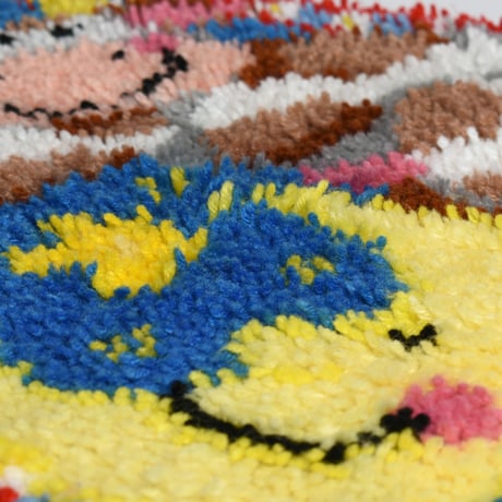 USED ACRYL SHAGGY RUG