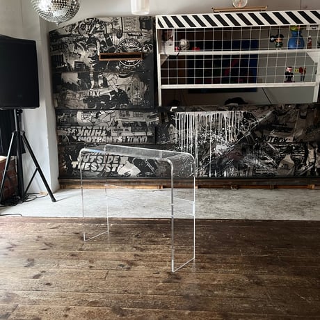 USED ACRYL CONSOLE TABLE