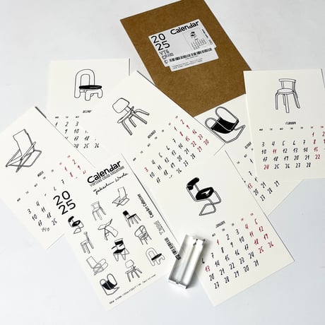 TAKESHI WADA "2025 VTG CHAIR COLLECTION CALENDAR"