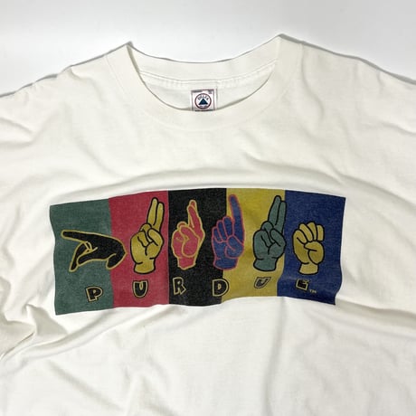 USED 90'S "PURDUE BOILERMAKERS" TSH