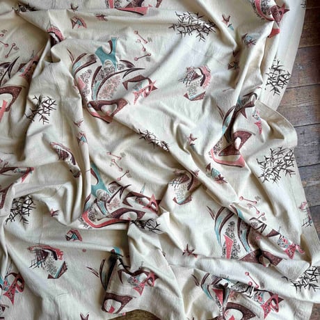 JAPAN VINTAGE 50-60S FABRIC