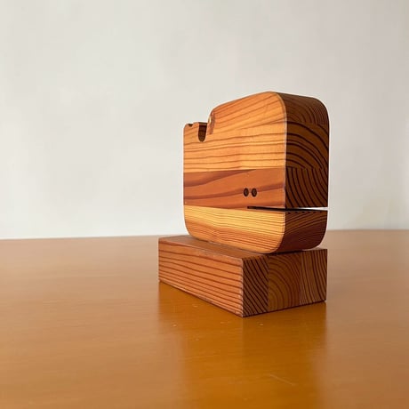 USED "KICORI" WOODEN CARD HOLDER