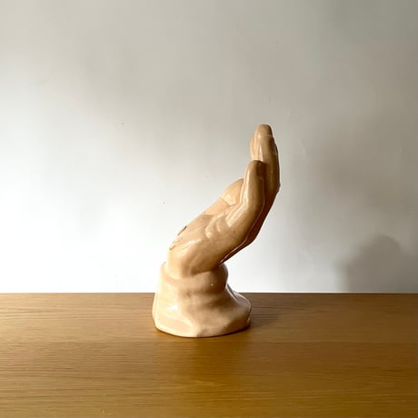 VINTAGE CERAMIC HAND SCULPTURE