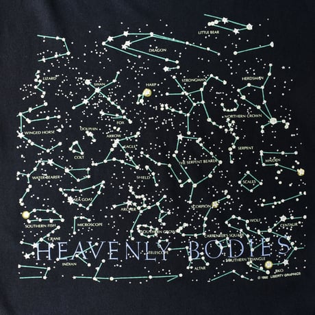 USED 90'S "HEAVENLY BODIES" S/S TEE