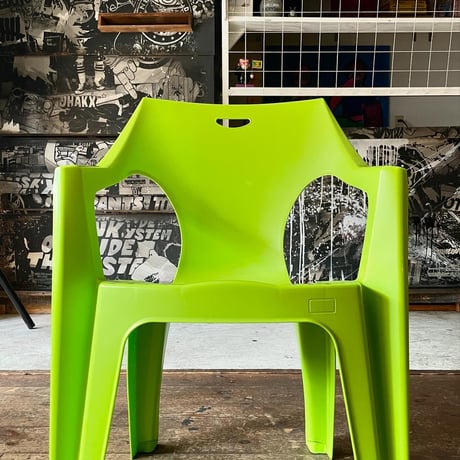 USED PLASTICS GARDENING ARMCHAIR