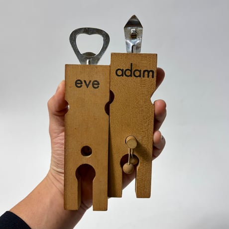 VINTAGE ADAM’S BOTTLE OPENER AND EVE’S CAN OPENER
