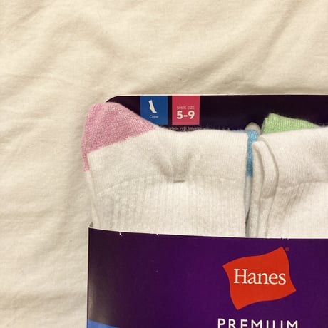 HANES PREMIUM "X-TEMP / COOL COMFORT 6P CFREW SOCKS