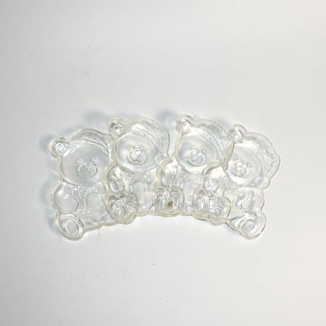 USED BEAR PARTY SNACK TRAYS