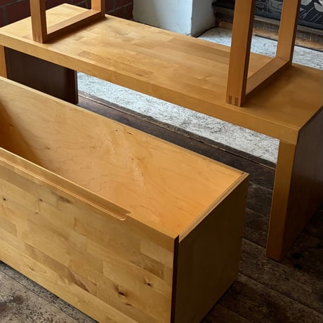 USED "OLD IKEA" WOODEN OPEN SHELF