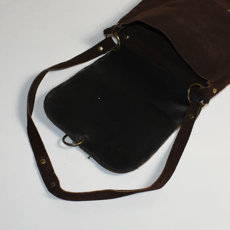 USED SUEDE SHOULDER BAG