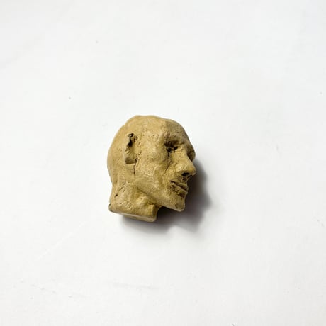USED HANDMADE CLAY BUST OBJECT