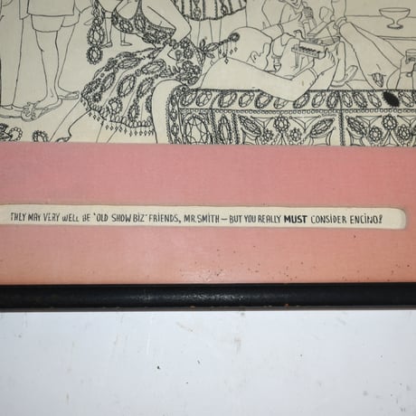 VINTAGE 50-60's PEN ARTWORK