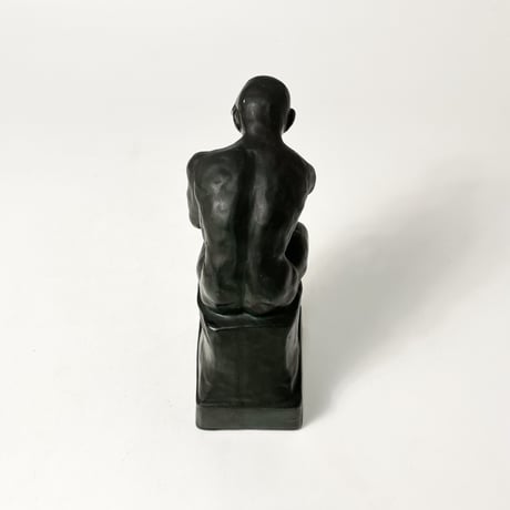USED "THE THINKER" CERAMIC STATUE
