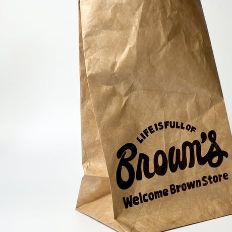 BROWN STORE ORIGINAL TYVEK BAG