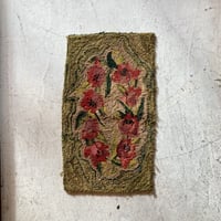 VINTAGE HOOKED SMALL RUG