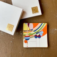 USED "NORITAKE / FRANK LLOYD WRIGHT" MARCH BALLOONS SQUARE PLATE