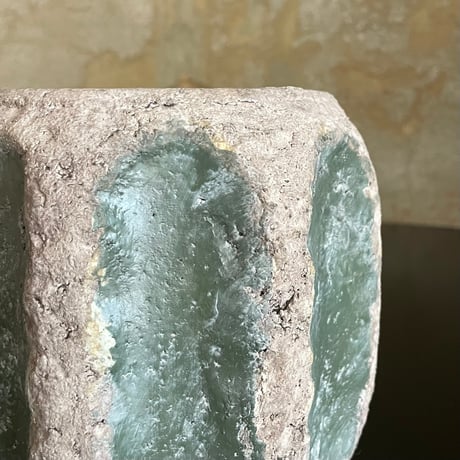 USED MORTAR OCTAGONAL POT