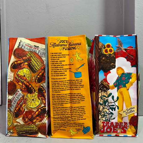 NEW "TRADER JOE'S" REUSABLE BAG "ALABAMA, LOUISIANA, OKLAHOMA EXCLUSIVE DESIGN"