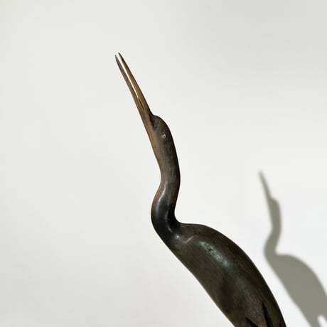 USED BUFFALO HORN CRANE OBJECT