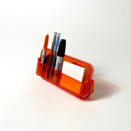 USED PLASTIC PEN HOLDER & STAND MIRROR