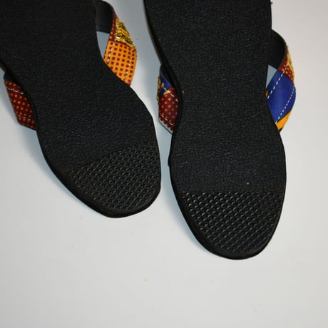 LADIES "TOMMY" AFRICAN BATIK FLIP FLOPS