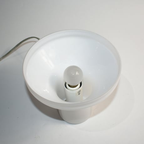 USED "TEO" GLASS & IRON TABLE LAMP