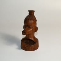 USED WOODEN ASHTRAY