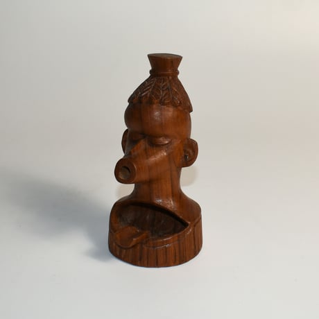 USED WOODEN ASHTRAY
