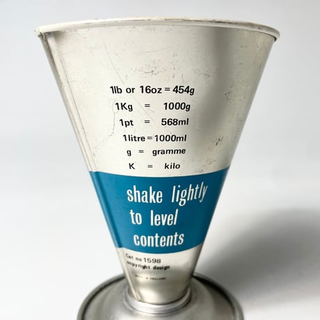 VINTAGE "TALAWARE" METALLIC MEASURING CUP