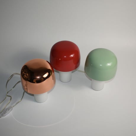 USED "TEO" GLASS & IRON TABLE LAMP