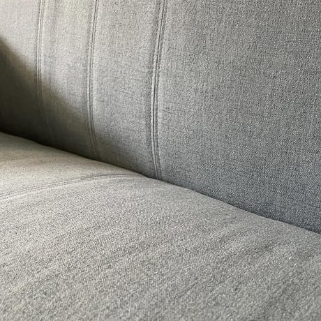 USED WOODEN LEG FABRIC 2P SOFA