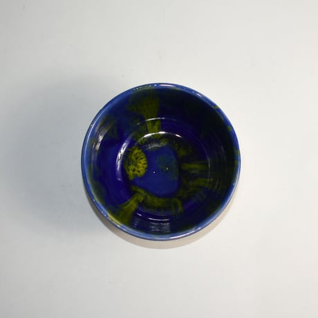 USED "BAUER" HANDPAINTED CERAMIC POT