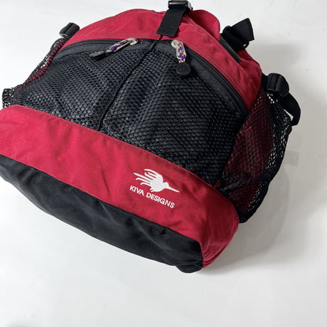 USED "KIVA DESIGNS" 2WAY NYLON BACKPACK
