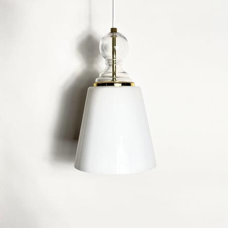 USED GLASS SHADE PENDANT LAMP