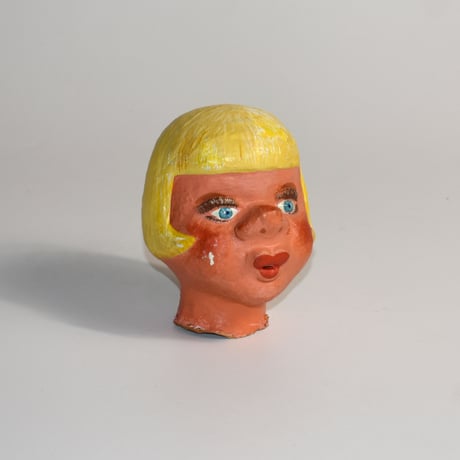 USED HANDMADE PAPER DOLL FACE