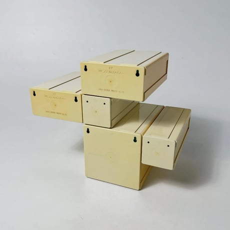 JAPAN USED 70'S "SAKAE CHEMICAL INDUSTRY" REARRANGEABLE TABLE SHELF