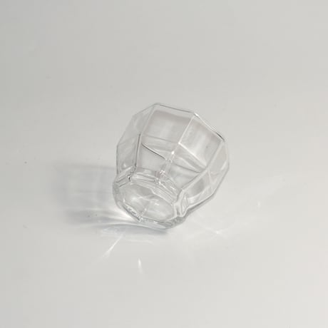 NEW OCTAGON GLASS CUP
