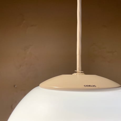 JAPAN USED PLASTICS GLOBE PENDANT LAMP